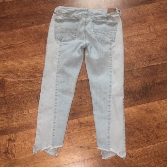 American Eagle Pin-Striped Cropped Jeggings - Picture 5 of 5